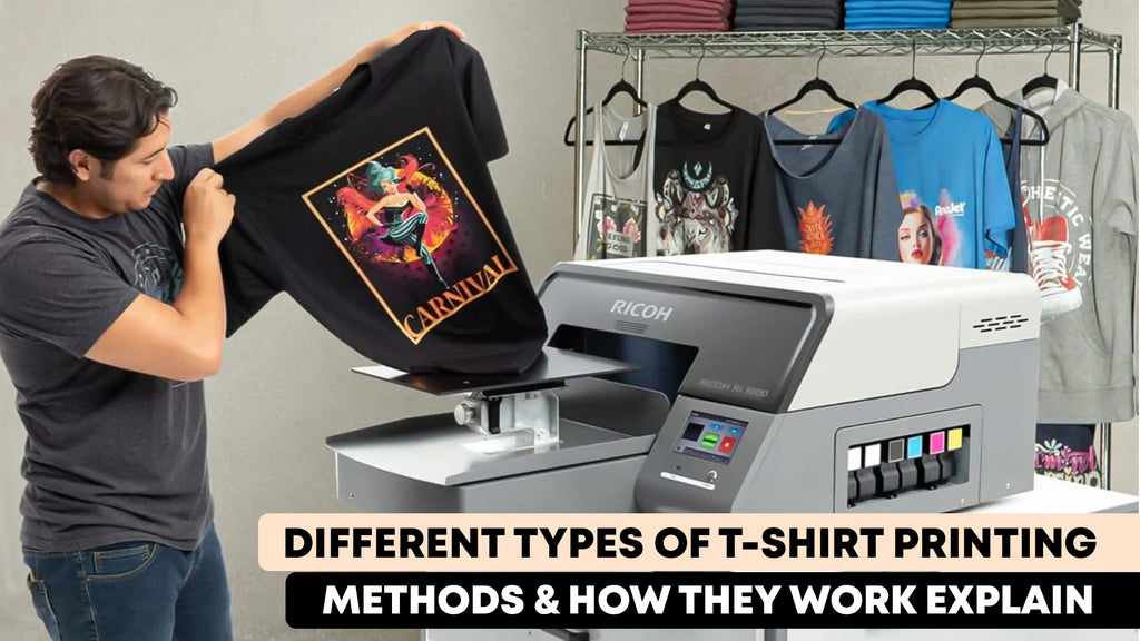 6 Types of Shirt Printing Methods & How They Work