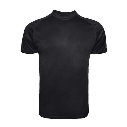 1102 -Adult Polyester Tee - Black Color