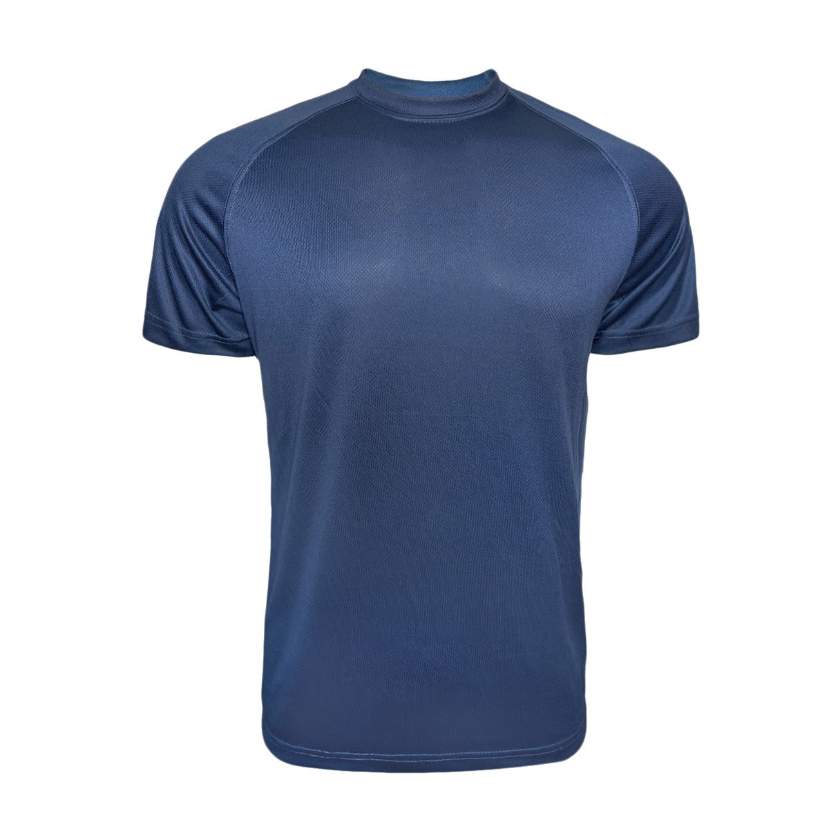 1102-Adult  Polyester Tee - Navy Color